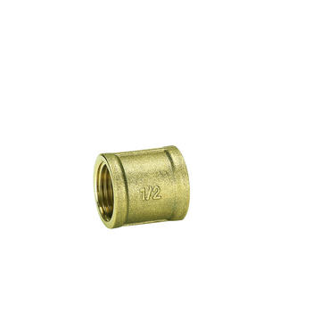 Equal Socket F/F (II) Brass Yellow Fittings